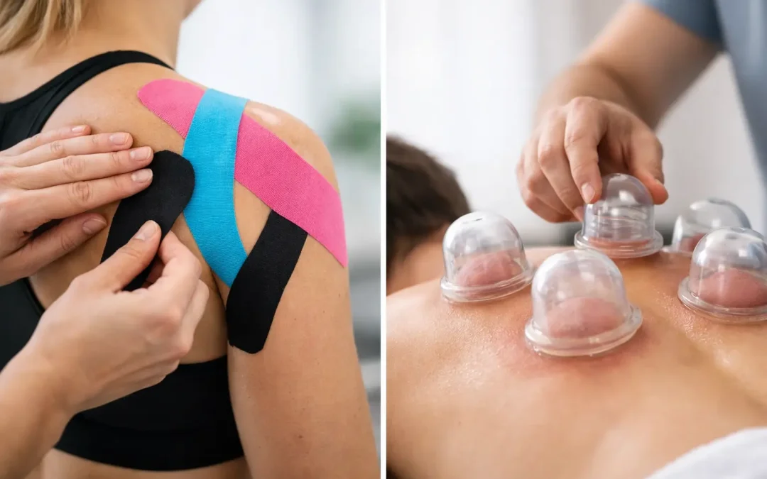 Kineziotape vagy köpölyözés alkalmazása?